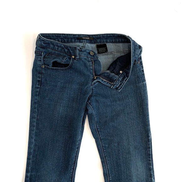 Tahari Dark Wash Straight Leg Jeans Size 6 - Picture 4 of 5